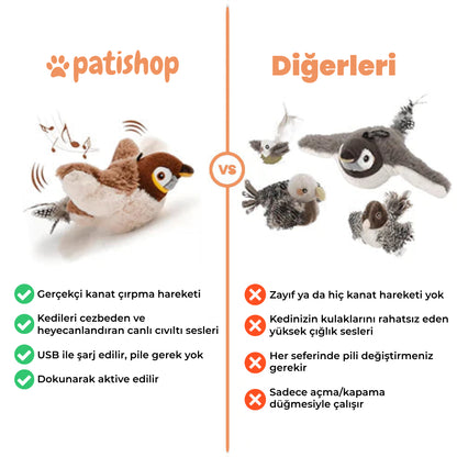 Akıllı Serçe - Evcil Hayvan Oyuncağı