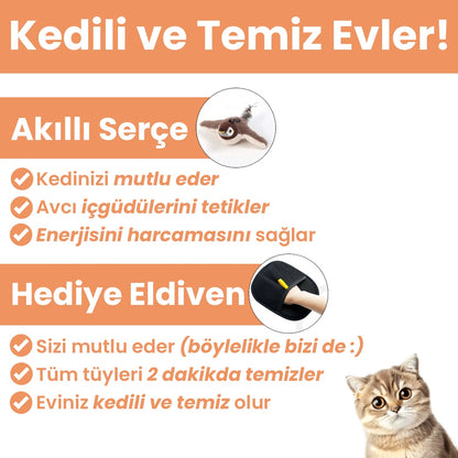 Akıllı Serçe - Evcil Hayvan Oyuncağı